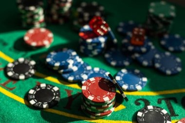 Payment and live casino navigation on a mobile account screen